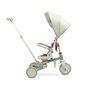 Tricicleta copii, Toyz, Faro, Pliabila, Multifunctionala, Pana la 25 kg, Spatar inclinabil, Maner detasabil si reglabil in 4 pozitii, Volan reglabil, Suport picioare pliabil, 1,5-6 ani, Gri - 23