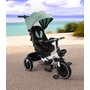 Tricicleta copii, Toyz, Dash, Cu maner si scaun reversibile, Cu 2 suporturi pentru picioare, Cu bara detasabila si centura in 3 puncte, Pana la 25 kg, 108x50x100 cm, 3-5 ani, Verde - 3