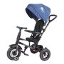Tricicleta cu roti de cauciuc Qplay Rito Rubber Albastru Inchis - 4