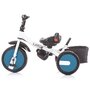 Chipolino - Tricicleta Largo , Mint,  Mecanism de pedalare libera, Control al directiei, Scaun reversibil, Albastru - 7