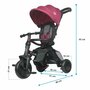 Tricicleta multifunctionala Coccolle Alegra Magenta - 12