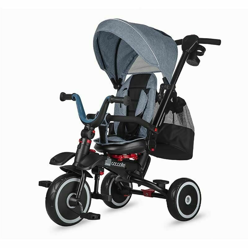 Coccolle - tricicleta multifunctionala pliabila vispo urban grey