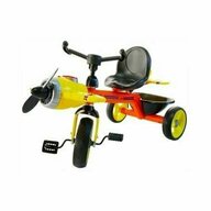 Roben toys - Tricicleta pentru copii, cu elice, lumina si muzica, portocaliu