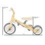 Tricicleta, Petite&Mars, Turbo, 5 in 1, Multifunctionala, Vehicul de impins, Bicicleta cu/fara pedale, Cu maner de ghidaj, Detasabil, Roti din cauciuc, Pana la 25 kg, 1.5-5 ani, Albastru - 20