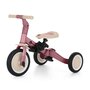 Tricicleta, Petite&Mars, Turbo, 5 in 1, Multifunctionala, Vehicul de impins, Bicicleta cu/fara pedale, Cu maner de ghidaj, Detasabil, Roti din cauciuc, Pana la 25 kg, 1.5-5 ani, Dusty Rose - 3