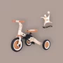 Tricicleta, Petite&Mars, Turbo, 5 in 1, Multifunctionala, Vehicul de impins, Bicicleta, Cu maner detasabil, Roti din cauciuc, Pana la 25 kg, 1.5-5 ani, Bej - 3