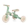 Tricicleta, Petite&Mars, Turbo, Editie limitata, 5 in 1, Multifunctionala, Vehicul de impins, Bicicleta cu/fara pedale, Cu maner de ghidaj, Detasabil, Roti din cauciuc, Pana la 25 kg, 1.5-5 ani, Green Twist - 4