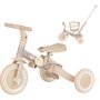 Tricicleta, Petite&Mars, Turbo, Editie limitata, 5 in 1, Multifunctionala, Vehicul de impins, Bicicleta cu/fara pedale, Cu maner de ghidaj, Detasabil, Roti din cauciuc, Pana la 25 kg, 1.5-5 ani, Pink Meadow