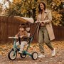 Tricicleta, Petite&Mars, Turbo Plus, 5 in 1, Multifunctionala, Vehicul de impins, Bicicleta cu/fara pedale, Cu maner de ghidaj, Detasabil, Roti din cauciuc, Capotina pentru soare, Pana la 25 kg, 1.5-5 ani, Albastru - 6