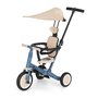 Tricicleta, Petite&Mars, Turbo Plus, 5 in 1, Multifunctionala, Vehicul de impins, Bicicleta cu/fara pedale, Cu maner de ghidaj, Detasabil, Roti din cauciuc, Capotina pentru soare, Pana la 25 kg, 1.5-5 ani, Albastru - 2