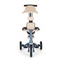 Tricicleta, Petite&Mars, Turbo Plus, 5 in 1, Multifunctionala, Vehicul de impins, Bicicleta cu/fara pedale, Cu maner de ghidaj, Detasabil, Roti din cauciuc, Capotina pentru soare, Pana la 25 kg, 1.5-5 ani, Albastru - 9