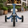 Tricicleta, Petite&Mars, Turbo Plus, 5 in 1, Multifunctionala, Vehicul de impins, Bicicleta cu/fara pedale, Cu maner de ghidaj, Detasabil, Roti din cauciuc, Capotina pentru soare, Pana la 25 kg, 1.5-5 ani, Albastru - 19