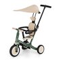 Tricicleta, Petite&Mars, Turbo Plus, 5 in 1, Multifunctionala, Vehicul de impins, Bicicleta cu/fara pedale, Cu maner de ghidaj, Detasabil, Roti din cauciuc, Capotina pentru soare, Pana la 25 kg, 1.5-5 ani, Verde - 2
