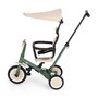 Tricicleta, Petite&Mars, Turbo Plus, 5 in 1, Multifunctionala, Vehicul de impins, Bicicleta cu/fara pedale, Cu maner de ghidaj, Detasabil, Roti din cauciuc, Capotina pentru soare, Pana la 25 kg, 1.5-5 ani, Verde - 8