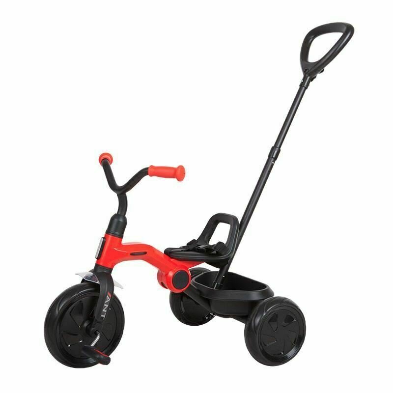 Qplay - tricicleta ant plus , control al directiei, pliabila, rosu