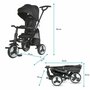Tricicleta ultrapliabila Coccolle Spectra plus Jet Black - 3