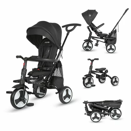 Tricicleta ultrapliabila Coccolle Spectra plus Jet Black