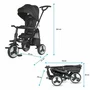 Tricicleta ultrapliabila Coccolle Spectra plus Jet Black - 3