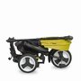 Coccolle - Tricicleta Spectra Plus , Sunflower joy,  Mecanism de pedalare libera, Control al directiei, Rotire 360 grade, Ultrapliabila, Galben - 9