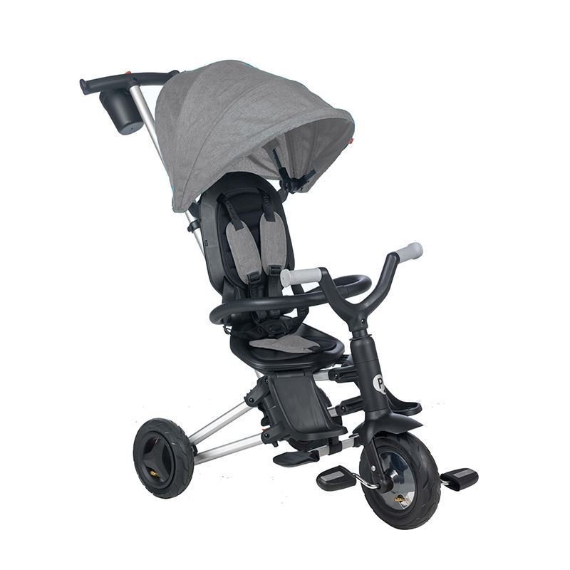 Qplay - tricicleta ultrapliabila nova air, gri