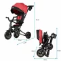 Tricicleta ultrapliabila Qplay Nova Niello Rosu - 22