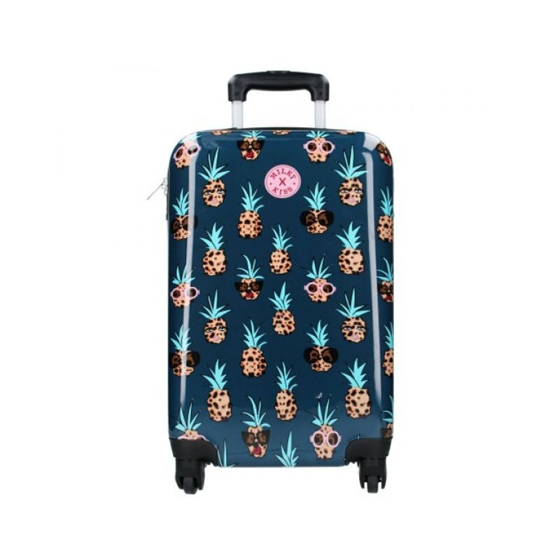 Vadobag - troler milky kiss en route petrol, , 55x35x21 cm