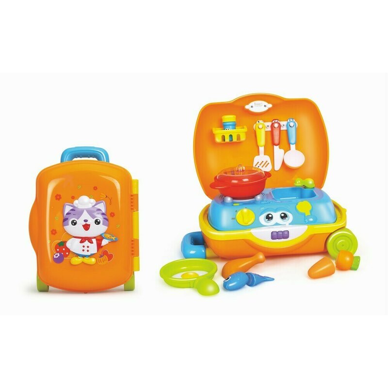 Hola - set de joaca trolerul micului bucatar, multicolor