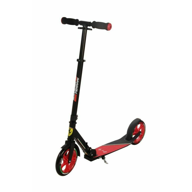 Mesuca - trotienta junior pliabila, cu roti 200 mm ferrari, negru