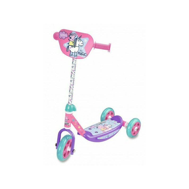 Saica - trotineta , peppa pig , cu 3 roti
