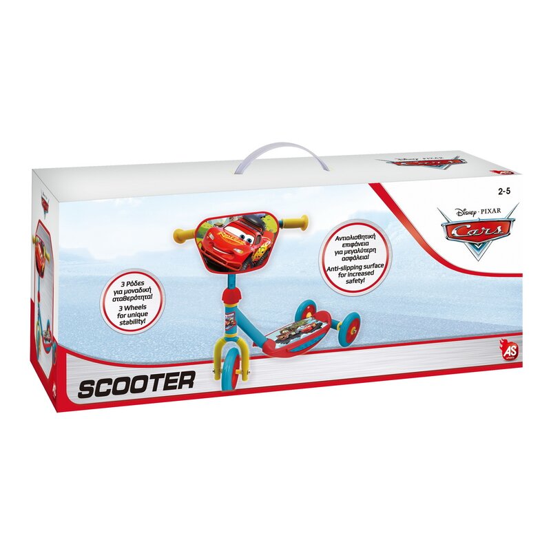 As - trotineta , disney cars , cu 3 roti