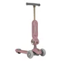 Trotineta copii cu sezut, Transformabila 2in1, Bebe Stars, Scooter Xride, Cu lumini, Conform cu EN71-1:2014+A1:2018, EN71-2:2020, EN71-3:2019+A1:2021, Pink - 2