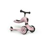 SCOOT AND RIDE - Trotineta HighwayKick 1 Transformabila, 2 in 1, 1-5 ani, Roz - 4
