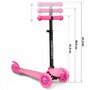 Ricokids - Trotineta cu roti cu LED  Loco 765102 - Roz - 6