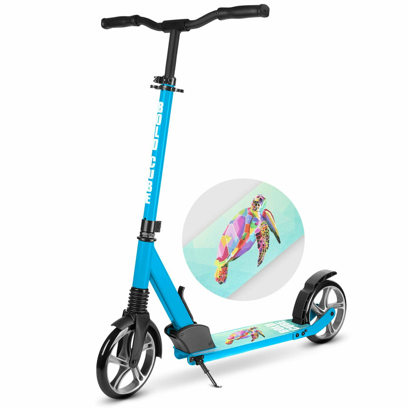 Trotineta de scheme freestyle pliabila - scooter xl turcoaz 2 roti