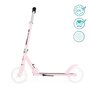 Trotineta freestyle, QKIDS, WEISS Light Pink, Ghidon reglabil pe 3 trepte, Amortizor Easy&Up, Platforma anti-derapanta, Pliabila, Aluminiu - 2