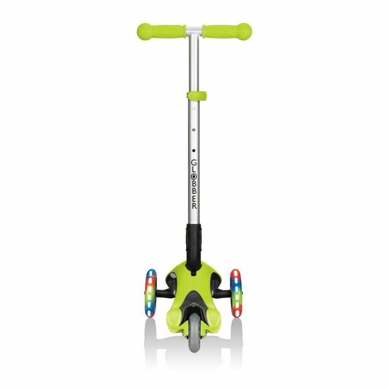 Trotineta globber primo cu lumini pliabila verde