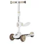Trotineta, Lionelo, Franky, Multifunctionala, Pliabila, Pana la 50 kg, Bicicleta cu 3 roti si trotineta de echilibru, Ghidon reglabil, Sezut detasabil, Roti cu LED, Conform cu EN71, EN62115, 12 luni+, Bej - 3