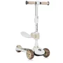 Trotineta, Lionelo, Franky, Multifunctionala, Pliabila, Pana la 50 kg, Bicicleta cu 3 roti si trotineta de echilibru, Ghidon reglabil, Sezut detasabil, Roti cu LED, Conform cu EN71, EN62115, 12 luni+, Bej - 7