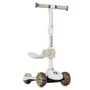 Trotineta, Lionelo, Franky, Multifunctionala, Pliabila, Pana la 50 kg, Bicicleta cu 3 roti si trotineta de echilibru, Ghidon reglabil, Sezut detasabil, Roti cu LED, Conform cu EN71, EN62115, 12 luni+, Bej - 16