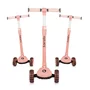 Trotineta, Lionelo, Franky, Multifunctionala, Pliabila, Pana la 50 kg, Bicicleta cu 3 roti si trotineta de echilibru, Ghidon reglabil, Sezut detasabil, Roti cu LED, Conform cu EN71, EN62115, 12 luni+, Roz - 11