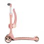 Trotineta, Lionelo, Franky, Multifunctionala, Pliabila, Pana la 50 kg, Bicicleta cu 3 roti si trotineta de echilibru, Ghidon reglabil, Sezut detasabil, Roti cu LED, Conform cu EN71, EN62115, 12 luni+, Roz - 12