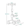 Trotineta, Lionelo, Franky, Multifunctionala, Pliabila, Pana la 50 kg, Bicicleta cu 3 roti si trotineta de echilibru, Ghidon reglabil, Sezut detasabil, Roti cu LED, Conform cu EN71, EN62115, 12 luni+, Roz - 28