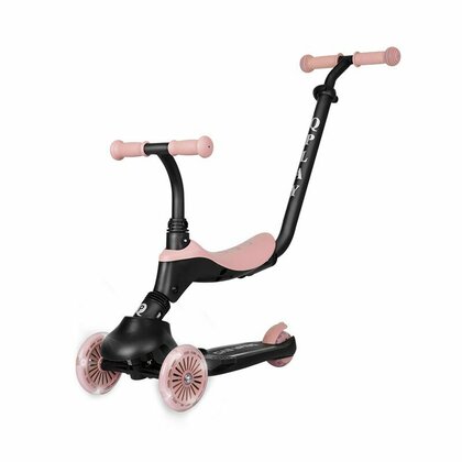 Trotineta multifunctionala 5in1 Qplay Sema EVO Roz