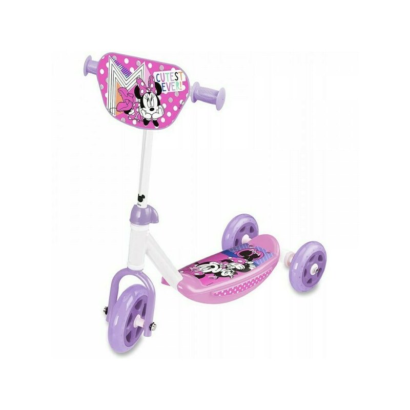Saica Trotineta Pentru Copii Cu 3 Roti Minnie Cu Roti Din Silicon