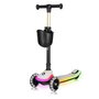 Trotineta pentru copii, Lionelo, Mey, Ultrapliabila, Cu lumini si cosulet, Maner ajustabil pe inaltime, 3 ani+, Pana la 50 Kg, Ultra usor, 2.8 kg, Conform cu standardul EN71-1/2/3, Certificata Intertek, Bej - 1