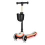 Trotineta pentru copii, Lionelo, Mey, Ultrapliabila, Cu lumini si cosulet, Maner ajustabil pe inaltime, 3 ani+, Pana la 50 Kg, Ultra usor, 2.8 kg, Conform cu standardul EN71-1/2/3, Certificata Intertek, Bej - 4
