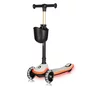 Trotineta pentru copii, Lionelo, Mey, Ultrapliabila, Cu lumini si cosulet, Maner ajustabil pe inaltime, 3 ani+, Pana la 50 Kg, Ultra usor, 2.8 kg, Conform cu standardul EN71-1/2/3, Certificata Intertek, Bej - 4
