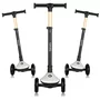 Trotineta pentru copii, Lionelo, Mey, Ultrapliabila, Cu lumini si cosulet, Maner ajustabil pe inaltime, 3 ani+, Pana la 50 Kg, Ultra usor, 2.8 kg, Conform cu standardul EN71-1/2/3, Certificata Intertek, Bej - 14