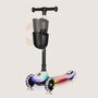 Trotineta pentru copii, Lionelo, Mey, Ultrapliabila, Cu lumini si cosulet, Maner ajustabil pe inaltime, 3 ani+, Pana la 50 Kg, Ultra usor, 2.8 kg, Conform cu standardul EN71-1/2/3, Certificata Intertek, Bej - 22