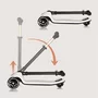 Trotineta pentru copii, Lionelo, Mey, Ultrapliabila, Cu lumini si cosulet, Maner ajustabil pe inaltime, 3 ani+, Pana la 50 Kg, Ultra usor, 2.8 kg, Conform cu standardul EN71-1/2/3, Certificata Intertek, Bej - 23
